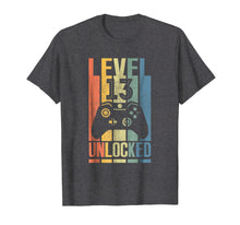 Load image into Gallery viewer, Level 13 Unlocked Shirt Funny Video Gamer 13th Birthday Gift