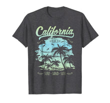 Load image into Gallery viewer, California CA Retro 70's Vintage Skyline Surf Tee Shirt