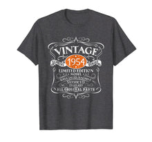 Load image into Gallery viewer, Vintage 1954 65th Birthday All Original Parts Gift T-Shirt