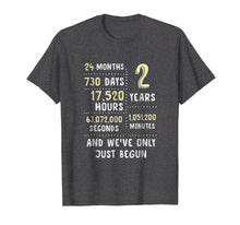 Load image into Gallery viewer, 2nd Year Anniversary Apparel Gift T-Shirt for Her or Him