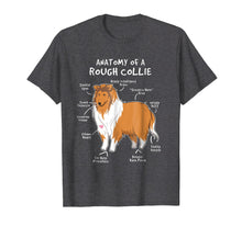 Load image into Gallery viewer, Anatomy Of A Rough Collie Funny Dog Puppy Gift T Shirt