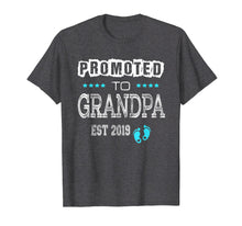 Load image into Gallery viewer, Mens Promoted to Grandpa 2019 First Time Grandfather Shirt Gift