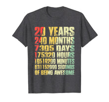 Load image into Gallery viewer, Vintage 1999 20th Birthday 20 Yrs Old Months T Shirt Gift