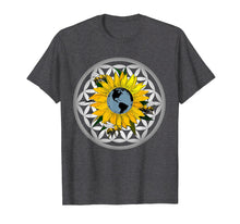 Load image into Gallery viewer, Flower of Life Sunflower Earth T Shirt Bees Climate Change