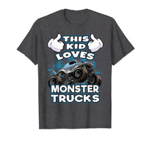 Load image into Gallery viewer, This Kid Loves Monster Trucks Tee Shirt