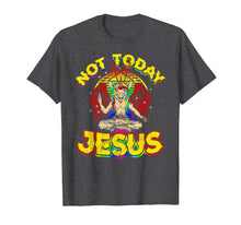 Load image into Gallery viewer, Baphomet Sigil Not Today Jesus Satanic Unicorn T Shirt