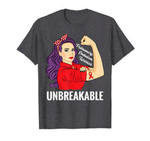 Load image into Gallery viewer, Pulmonary Embolism Awareness T-Shirt PE Warrior Unbreakable