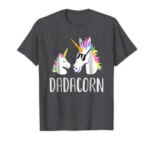 Load image into Gallery viewer, Dadacorn Unicorn Dad And Baby Fathers Day T-Shirt