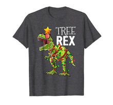 Load image into Gallery viewer, Tree Rex Christmas Shirt T Rex Dinosaur Christmas Gift Boys