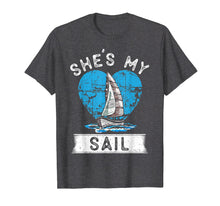 Load image into Gallery viewer, Mens She's My Sail He's My Anchor Matching Couples T-Shirts