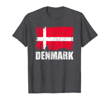 Load image into Gallery viewer, I Love Denmark Flag T-Shirt Denmark Country Pride Tee Gift