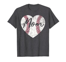 Load image into Gallery viewer, Baseball Softball Heart Mom TShirt Mother's Day Gift
