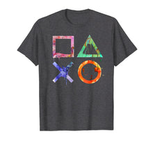 Load image into Gallery viewer, Playstation Watercolor Symbols T-shirt