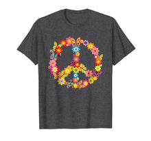 Load image into Gallery viewer, Groovy 70's Butterfly Peace Symbol Shirt Retro Costume Party