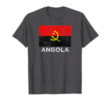 Load image into Gallery viewer, Angola National flag distressed t-shirt for men women kids