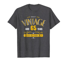 Load image into Gallery viewer, 65th Birthday Shirt Gift -AGED 65 Years Old Gag Birthday Tee