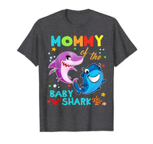 Load image into Gallery viewer, Mommy Of The Baby Shark Birthday Mommy Shark Shirt