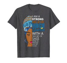 Load image into Gallery viewer, Melanin HBCU Queen Grad Afrocentric T-Shirt for Black Women