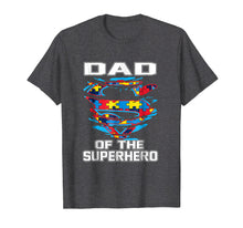 Load image into Gallery viewer, Super Dad Tshirt Autism Awareness Gift Father Superhero