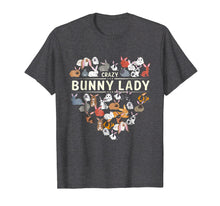 Load image into Gallery viewer, Crazy Bunny Lady Rabbit Lover Funny Cute Shirt Gift