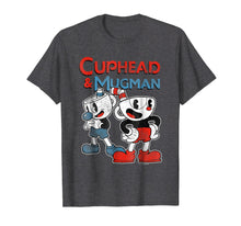Load image into Gallery viewer, Cuphead & Mugman Dynamic Duo Graphic T-Shirt