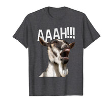 Load image into Gallery viewer, Halloween Screaming Goat AAAH!!! - Funny Crazy Goat T Shirt