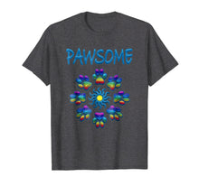 Load image into Gallery viewer, Pawsome Pause For Peace Tye-Dye Hippie Rainbow T-Shirt