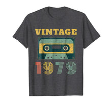 Load image into Gallery viewer, 40th Birthday Gift Vintage 1979 Year Old Mixtape T-Shirt