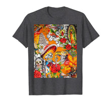 Load image into Gallery viewer, Dia De Los Muertos Llama Alpaca Shirt Sugar Skull Funny Gift