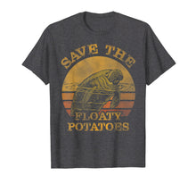Load image into Gallery viewer, Save the floaty potatoes Tshirt retro vintage shirt