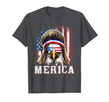Load image into Gallery viewer, Merica Eagle Mullet Shirt 4th of July American Flag Shirt