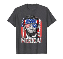 Load image into Gallery viewer, 4th of July Shirts for Men Merica Abe Lincoln Boys Kids Gift