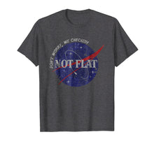 Load image into Gallery viewer, Not Flat- Don't Worry, We Checked! Space Vintage T-Shirt