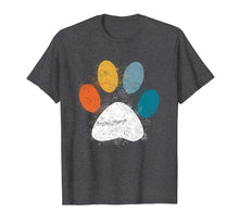 Load image into Gallery viewer, Vintage Dog T-Shirt Puppy Dog Paw Print Dog Love Pet Paw