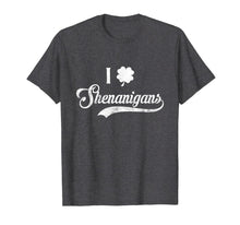 Load image into Gallery viewer, Happy St.Patrick's Day - I Love Shenanigans With Shamrock T-Shirt-2646849