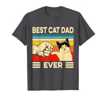 Load image into Gallery viewer, Best Cat Dad Ever T-Shirt Funny Cat Dad Father Vintage Gift T-Shirt-389615