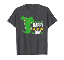 Load image into Gallery viewer, Happy St. Patrex Day - Funny Dino T-Rex Gift T-Shirt-2286212