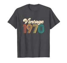 Load image into Gallery viewer, 50th Birthday Gift - Vintage 1970 - Retro Bday 50 Years Old T-Shirt-307062