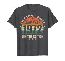 Load image into Gallery viewer, Leap Year Birthday - Awesome Since 1972 Vintage Leap Day T-Shirt-2718129