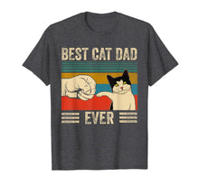 Load image into Gallery viewer, Mens Vintage Best Cat Dad Ever Bump Fit T-Shirt-308896
