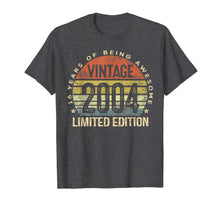 Load image into Gallery viewer, 16 Year Old Gifts Vintage 2004 Limited Edition 16th Birthday T-Shirt-85738