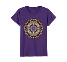 Load image into Gallery viewer, Rose Window T-Shirt Catherine Notre Dame Gothic Cathedral