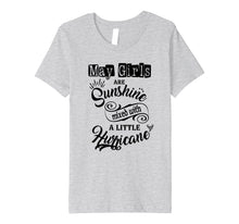 Load image into Gallery viewer, May Girls Are Sunshine Mixed Little Hurricane T-Shirt