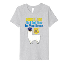 Load image into Gallery viewer, Police Officer Llama Drama Funny Alpaca T-shirt Cop Gift