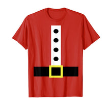 Load image into Gallery viewer, Christmas Santa T-Shirt - Santa Claus Costume Fun Santa Suit T-Shirt