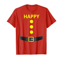 Load image into Gallery viewer, Happy Dwarf Halloween Costume Blue Shirt T-Shirt