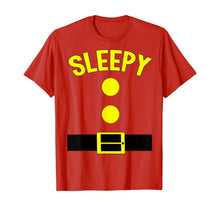Load image into Gallery viewer, Sleepy Dwarf Halloween Costume Funny Gift Idea Sleepy Dwarf T-Shirt