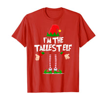 Load image into Gallery viewer, Christmas Elf Tshirt I'm The Tallest Elf Matching Xmas Gift T-Shirt