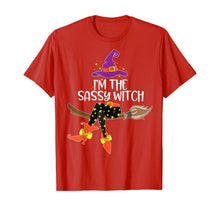 Load image into Gallery viewer, Im the Sassy Witch Shirt Halloween Matching Group Costume T-Shirt