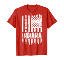Load image into Gallery viewer, Indiana #REDFORED Flag - Red for ed 2019 Red for Ed Teacher T-Shirt